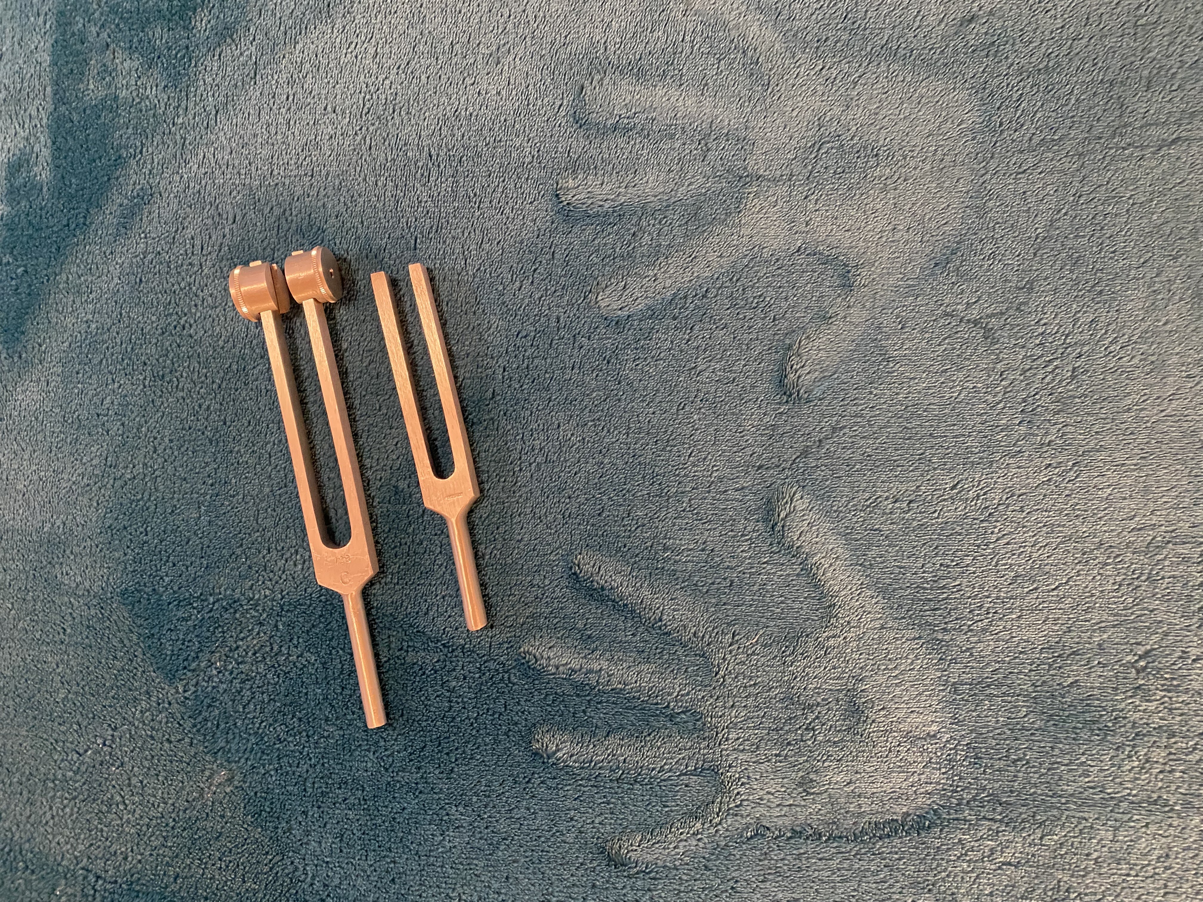 Sound healing tuning forks
