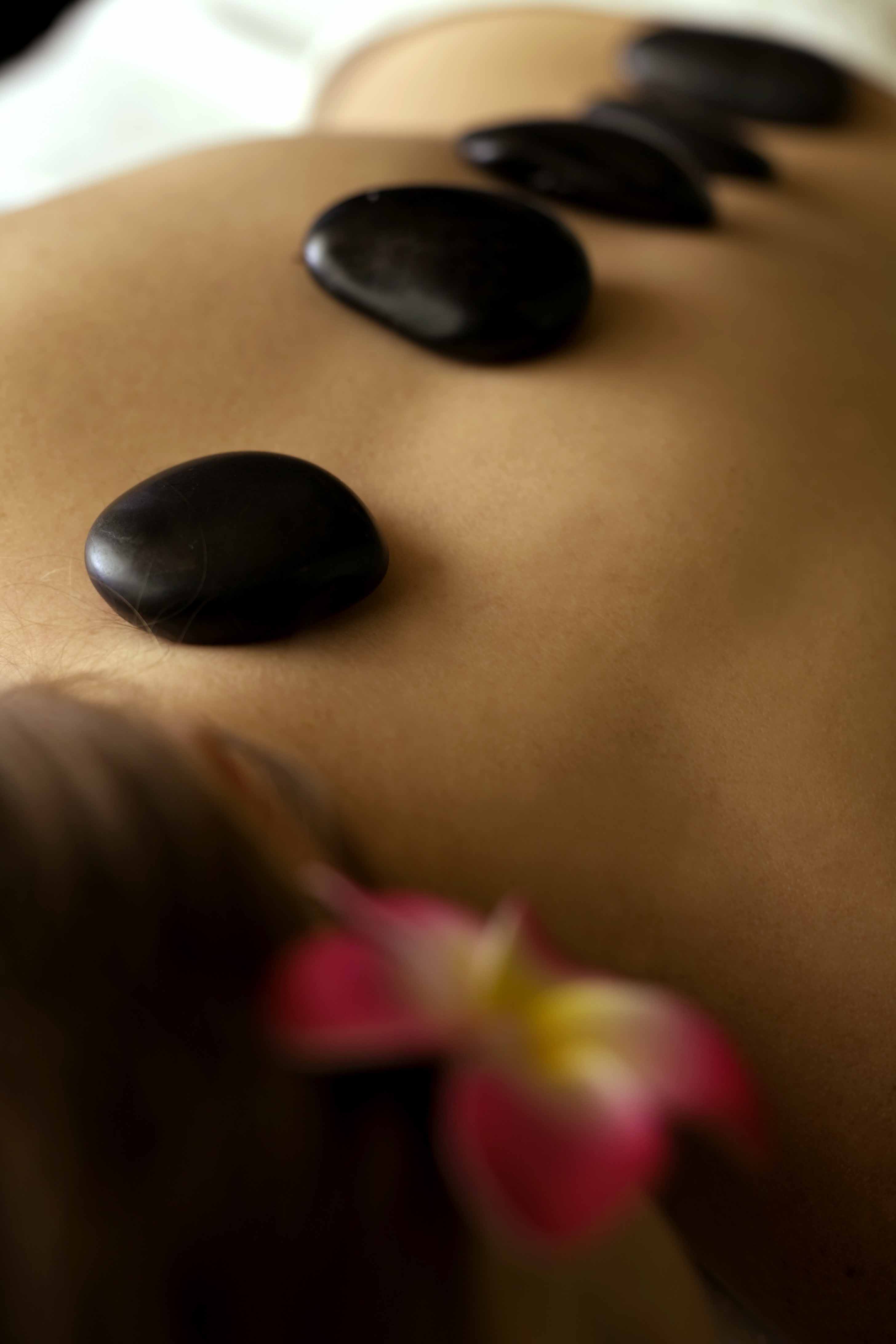Hot stone massage